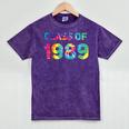 Class Of 1989 School Reunion College Highschool Graduation Mineral Wash Tshirts Mineral Purple