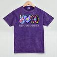 Class Of 1990 Shirt Tie Dye Senior Graduation Class Reunion Mineral Wash Tshirts Mineral Purple