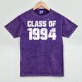Class Of 1994 High School College Graduation Reunion T-Shirt Mineral Wash Tshirts Mineral Purple