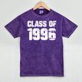 Class Of 1996 High School College Graduation Reunion Mineral Wash Tshirts Mineral Purple