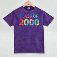 Class Of 2000 School Reunion College Highschool Graduation Premium Tri-Blend Mineral Wash Tshirts Mineral Purple