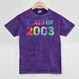 Class Of 2003 School Reunion College Highschool Graduation Mineral Wash Tshirts Mineral Purple