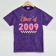 Class Of 2009 Meetup Graduation School Reunion Mineral Wash Tshirts Mineral Purple
