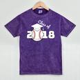 Class Of 2018 Baseball Senior Graduation Shirt Grad Mineral Wash Tshirts Mineral Purple