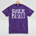 Class Of 2018 Future Graduation Tee T-Shirt Mineral Wash Tshirts Mineral Purple