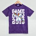 Class Of 2018 Graduation Dabbing Unicorn Shirt Mineral Wash Tshirts Mineral Purple
