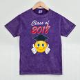 Class Of 2018 Graduation Grad For Her Tee Shirt Mineral Wash Tshirts Mineral Purple