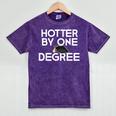 Class Of 2018 Graduation Hotter By One Degree Mineral Wash Tshirts Mineral Purple