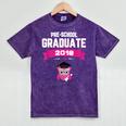 Class Of 2018 Preschool Graduation Girls Pre K Mineral Wash Tshirts Mineral Purple