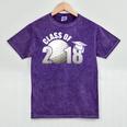 Class Of 2018 Shirts Graduation Senior Golf Mineral Wash Tshirts Mineral Purple