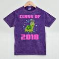 Class Of 2018 Turtle Shirt Graduation Kids Mineral Wash Tshirts Mineral Purple