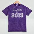 Class Of 2019 Graduation For Him Her Senior Class Mineral Wash Tshirts Mineral Purple