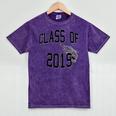 Class Of 2019-High School College University GRADUATION Mineral Wash Tshirts Mineral Purple