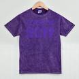 Class Of 2019 High School Graduation Purple Senior Mineral Wash Tshirts Mineral Purple