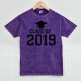 Class Of 2019 Shirt Graduation Gift Mineral Wash Tshirts Mineral Purple