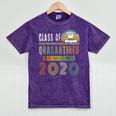 Class Of 2020 Quarantined Seniors Graduation Gift Mineral Wash Tshirts Mineral Purple