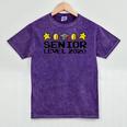 Class Of 2020 Senior Retro Video Game Graduation Gamer Mineral Wash Tshirts Mineral Purple