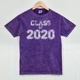 Class Of 2020 Shirts Senior 2020 Graduation Her Women Mineral Wash Tshirts Mineral Purple