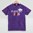 Class Of 2021 Graduation For Him Her Bowling Mineral Wash Tshirts Mineral Purple