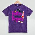 Class Of 2022 Four Degrees Hotter Graduation Day Master Grad Mineral Wash Tshirts Mineral Purple
