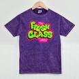 Class Of 2022 Future Fresh Senior 90's TV Style Graduation Mineral Wash Tshirts Mineral Purple