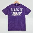 Class Of 2022 Graduation Senior Baseball Player Mineral Wash Tshirts Mineral Purple
