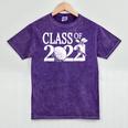 Class Of 2022 Graduation Senior Golf Golfer Player Mineral Wash Tshirts Mineral Purple