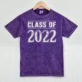 Class Of 2022 Graduation Year Senior Class Mineral Wash Tshirts Mineral Purple
