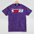 Class Of 2022 Senior Year Gamer Style Graduation For Grad Mineral Wash Tshirts Mineral Purple