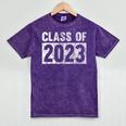 Class Of 2023 Future Graduation Idea Mineral Wash Tshirts Mineral Purple
