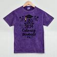 Class Of 2024 Culinary Graduate Culinary Chef Graduation Mineral Wash Tshirts Mineral Purple