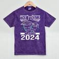Class Of 2024 Finale Drama Theater Club Actor Graduation Mineral Wash Tshirts Mineral Purple