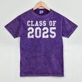 Class Of 2025 5th Grade Promotion Shirt Graduation Mineral Wash Tshirts Mineral Purple