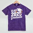 Class Of 2025 Graduate 2025 Graduation Mineral Wash Tshirts Mineral Purple