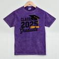 Class Of 2025 Graduate 2025 Graduation Senior 2025 Mineral Wash Tshirts Mineral Purple