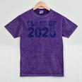 Class Of 2025 Grow With Me Future Graduation Year Mineral Wash Tshirts Mineral Purple