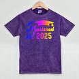 Class Of 2025 Mastered It College Masters Degree Graduation Mineral Wash Tshirts Mineral Purple