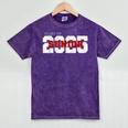 Class Of 2025 Senior Graduation 2025 And Red Mineral Wash Tshirts Mineral Purple