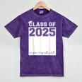 Class Of 2025 Sign My Shirt Senior 2025 Graduation Mineral Wash Tshirts Mineral Purple