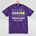 Class Of 2025 Tennis Mom Senior Graduation Graduate Mineral Wash Tshirts Mineral Purple