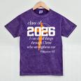 Class Of 2026 Christian Graduation Senior Graduate Mineral Wash Tshirts Mineral Purple