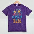 Class Of 2026 Retro Graduation Memory Nostalgia For Seniors Mineral Wash Tshirts Mineral Purple