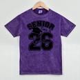 Class Of 2026 Senior 2026 Graduation Mineral Wash Tshirts Mineral Purple