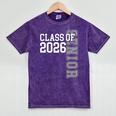 Class Of 2026 Senior 2026 Graduation 2026 Student Kids Mineral Wash Tshirts Mineral Purple