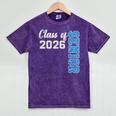 Class Of 2026 Senior Shirt Graduation 2026 Mineral Wash Tshirts Mineral Purple