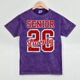Class Of 2026 Senior 2026 Senior Twenty 26 Graduation Men Mineral Wash Tshirts Mineral Purple