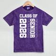 Class Of 2026 Shirt School Senior Year Graduation 2026 Mineral Wash Tshirts Mineral Purple