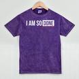 Class Of 2026 I Am So Done Graduation For Him Her Mineral Wash Tshirts Mineral Purple