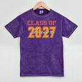 Class Of 2027 Graduation Senior Back To School 2026 Graduat Mineral Wash Tshirts Mineral Purple