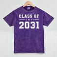 Class Of 2031 Future Kindergarten Graduation Sign Shirt Mineral Wash Tshirts Mineral Purple